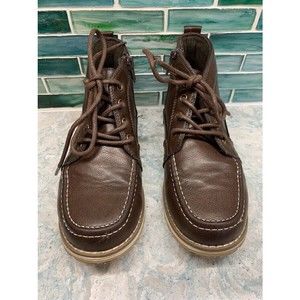 Boys Boots Size 2 Brown By Childrens Place - EUC